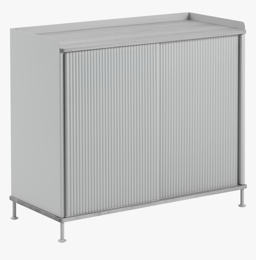 83601 Enfold Sideboard Tall Greygrey 1523439119 - Muuto Enfold Sideboard, HD Png Download