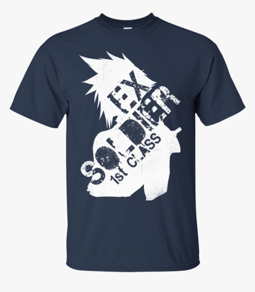 Cloud Strife Exsoldier White Cloud Strife T Shirt & - T-shirt, HD Png Download