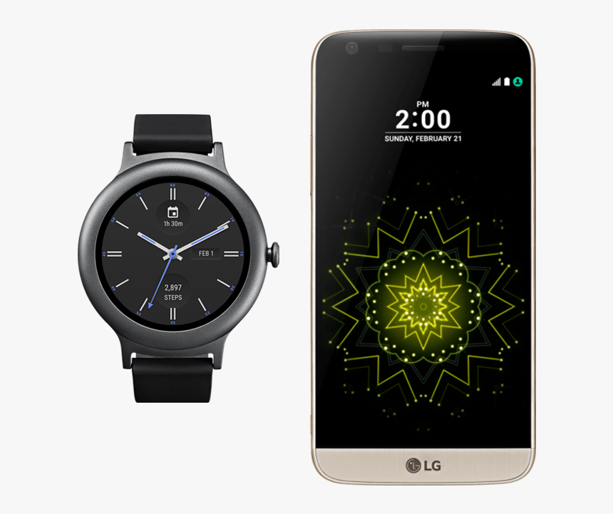 Lg G5 Watch Style - Lg G5 Pink, HD Png Download