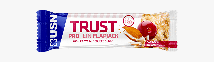 Trust Protein Flapjack 70g Bar Cherry & Almond Flavour - Usn Trust Protein Flapjack, HD Png Download