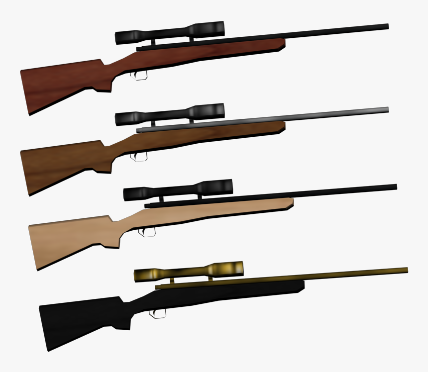 Gta Low Poly Sniper, HD Png Download