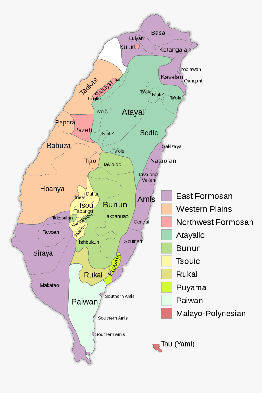 Austronesian Language Family Map Mmm, HD Png Download