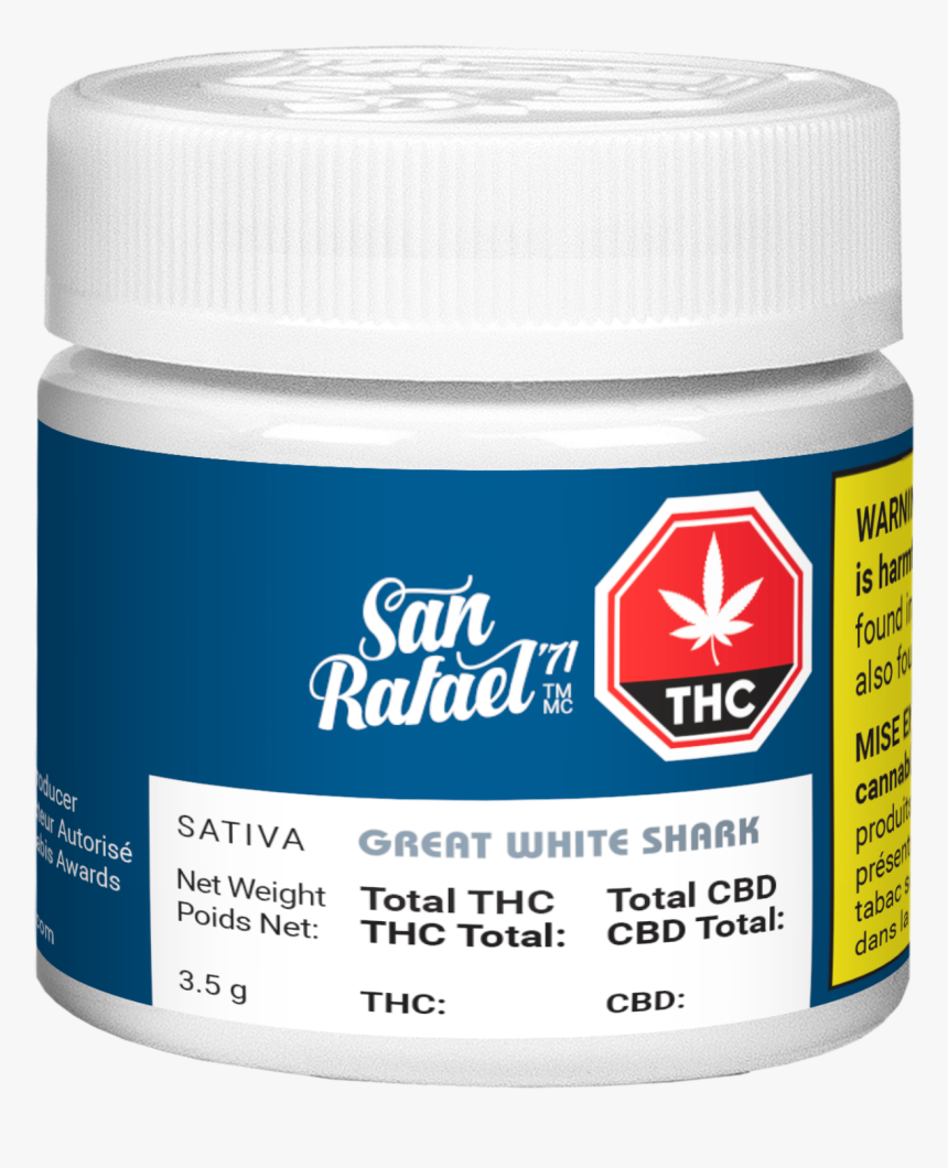 San Rafael 71 Cannabis Flower Great White Shark - San Raf Pink Kush, HD Png Download