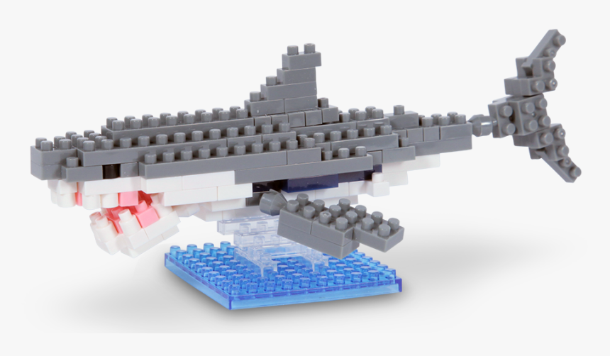 Nanoblock Great White Shark, HD Png Download