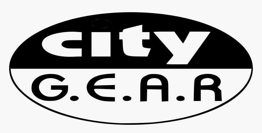 City Gear Logo Black And White, HD Png Download