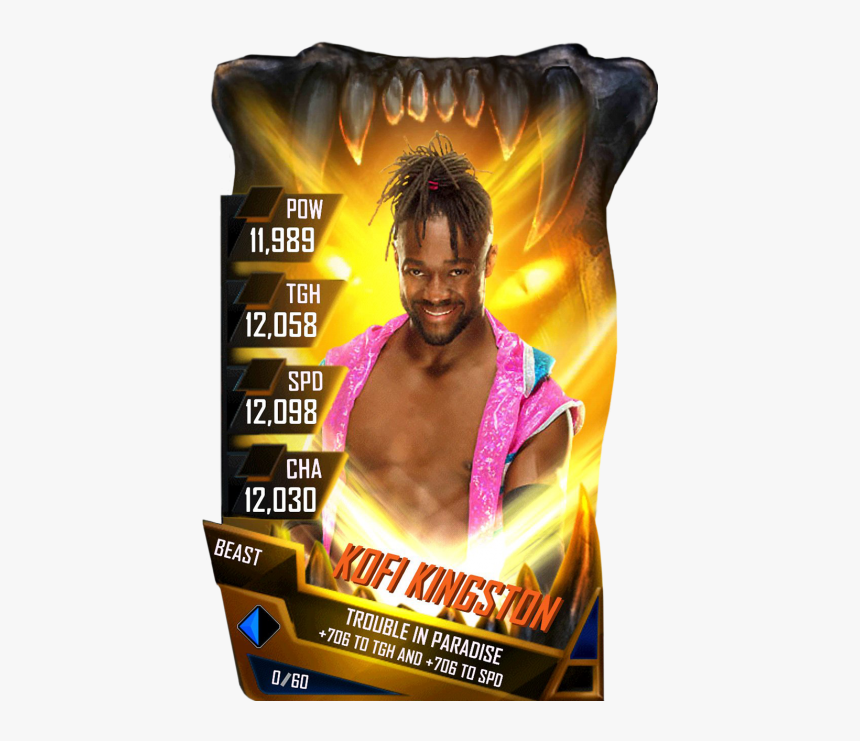 Wwe Supercard Beast Kofi Kingston, HD Png Download