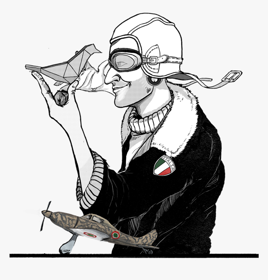 Pilot Drawing Ww2 - Pull Fish Out Of Water, HD Png Download