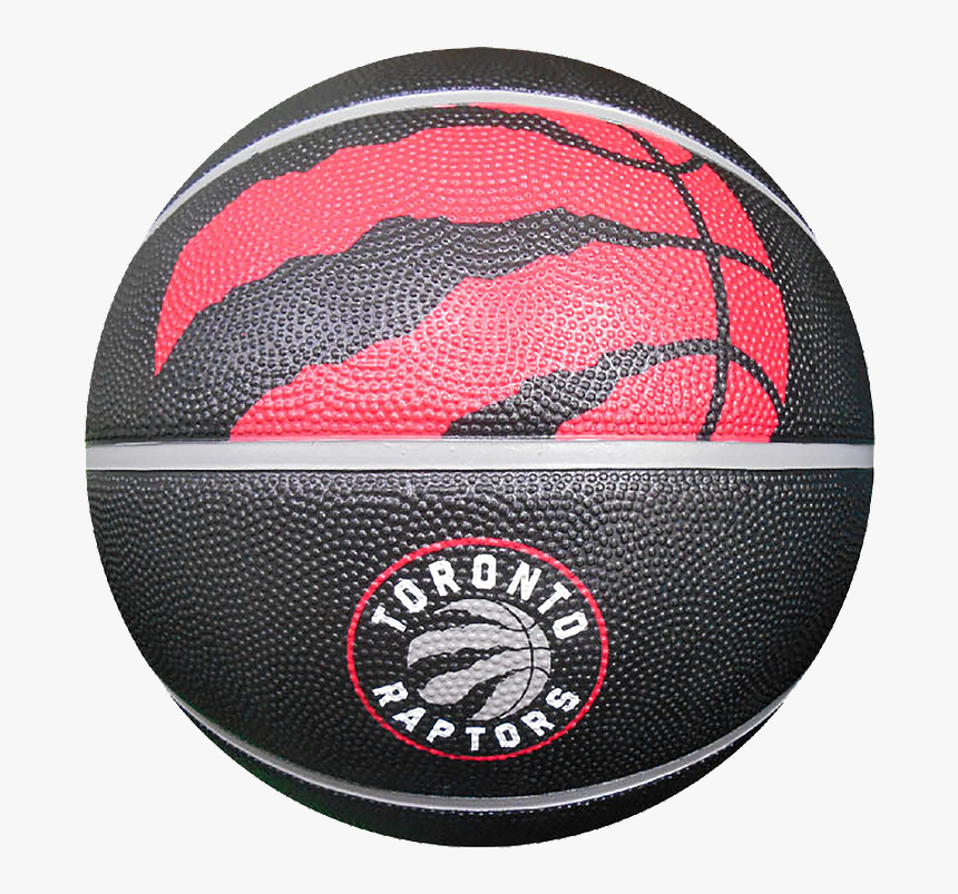 Toronto Basketball Pallone Team Nba Sport Raptors - Toronto Raptors Logo On Basketball, HD Png Download