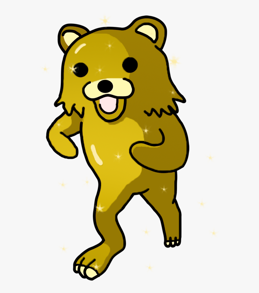 Yellow Mammal Bear Clip Art Carnivoran Cat Like Mammal - Pedobear Transparent Background, HD Png Download