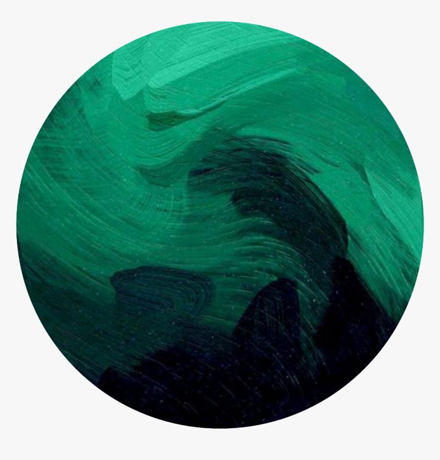 Green Water Color Png - Green Watercolor Circle Png, Transparent Png