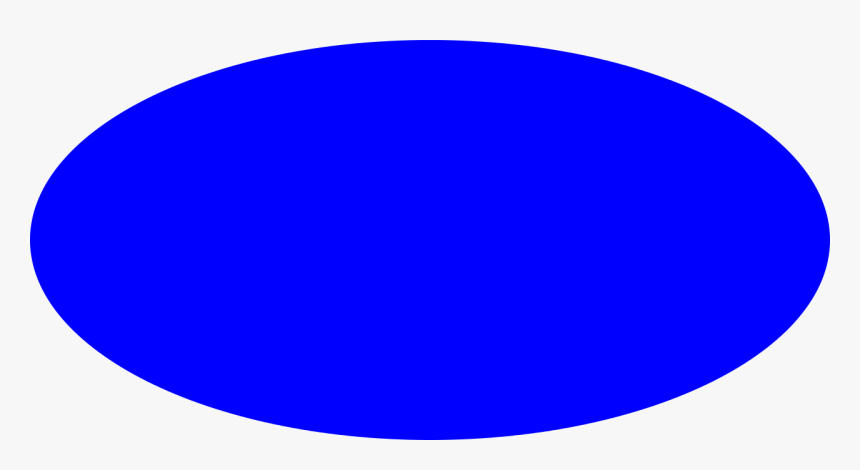 Oval With Oval - Circle Png Image Blue, Transparent Png