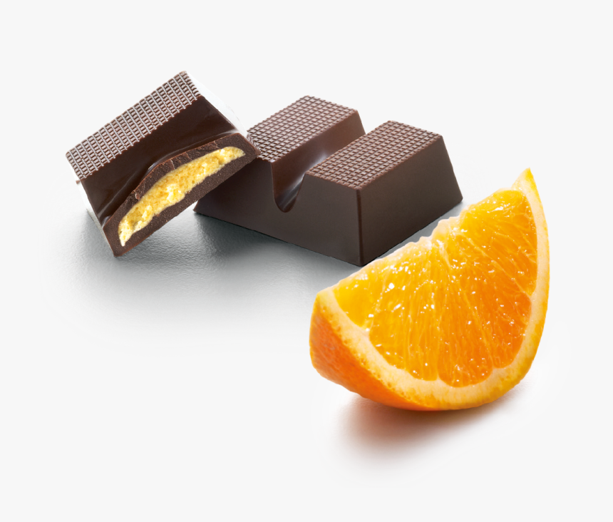 Orange With Chocolate Png, Transparent Png