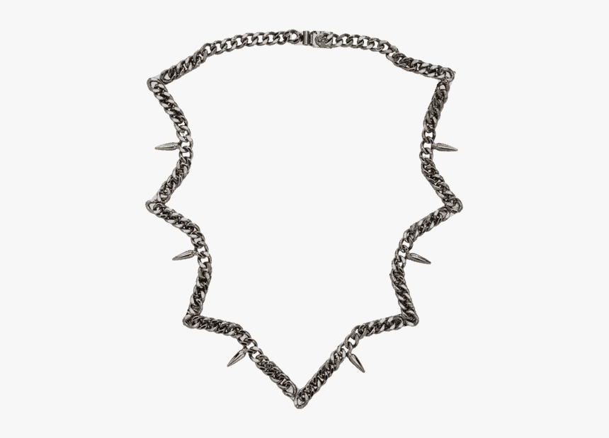 Fallon Gunmetal Rigid Microspike Choker - Necklace, HD Png Download