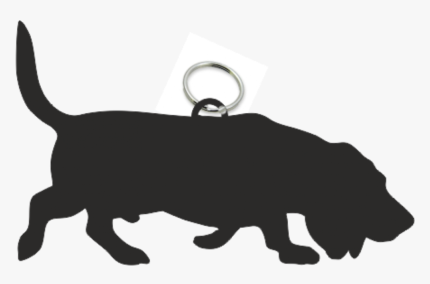 Basset Hound Key Ring Fob - Basset Hound, HD Png Download
