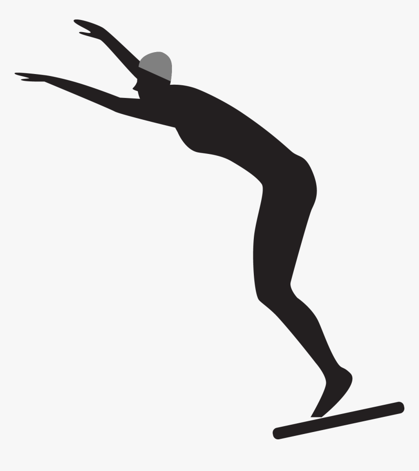 Sportsmen Silhouette Png - Illustration, Transparent Png