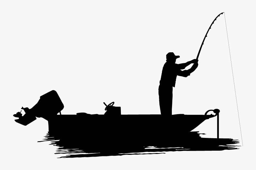 Angler 012 - Silhouette, HD Png Download