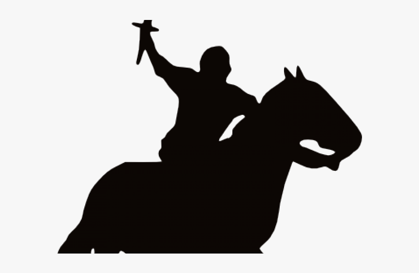 Knight On Horse Silhouette, HD Png Download