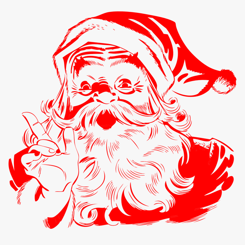 Santa Claus Vintage Png, Transparent Png