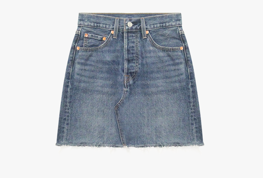 Levi S Womens High Rise Deconstructed Short, High Plains - Miniskirt, HD Png Download