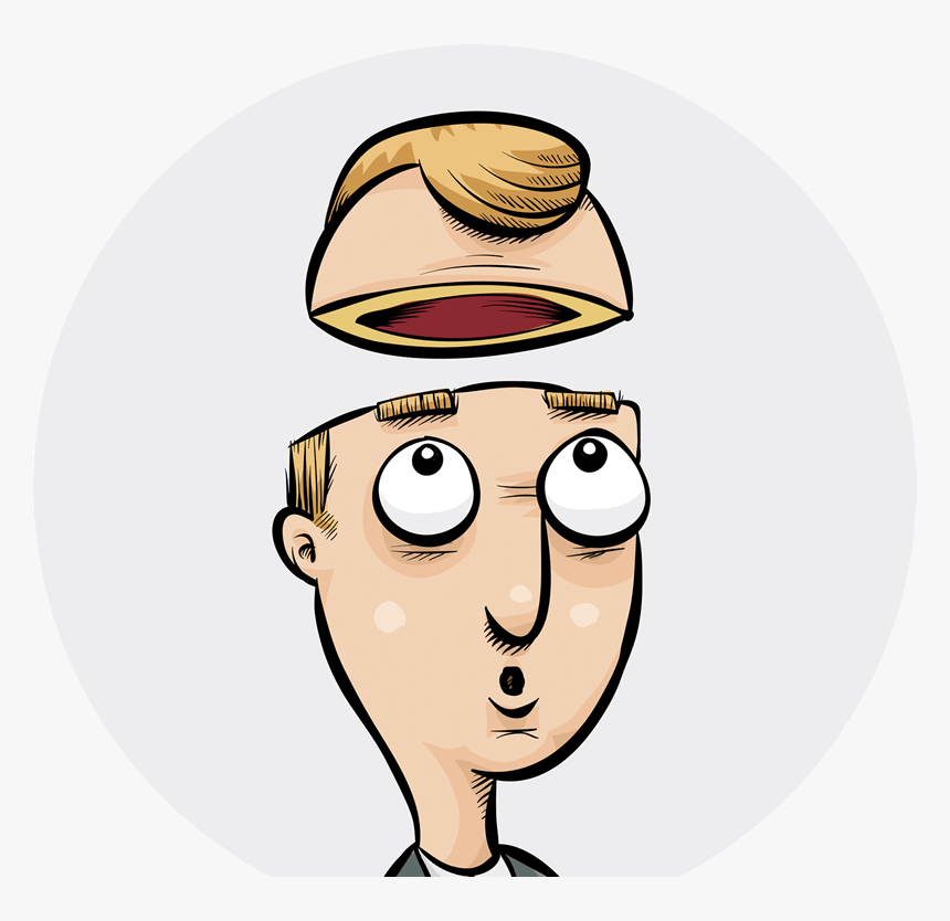 Stupid Trader - Head With No Brain, HD Png Download