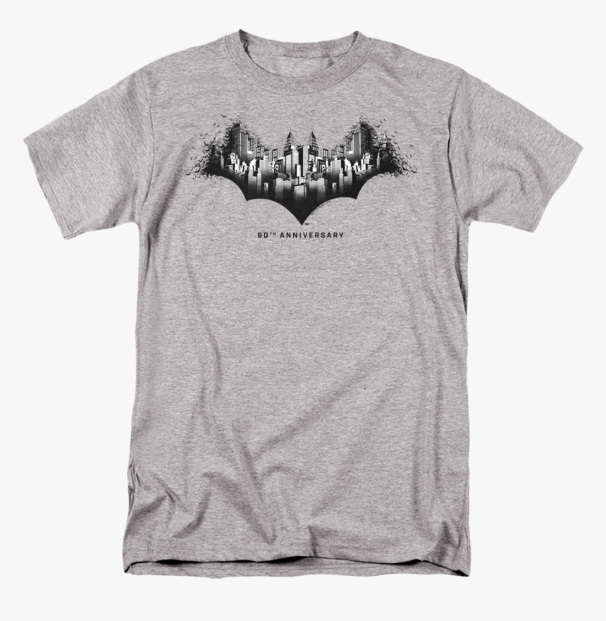 80th Anniversary Batman T-shirt - Retro Motorcycle T Shirt, HD Png Download