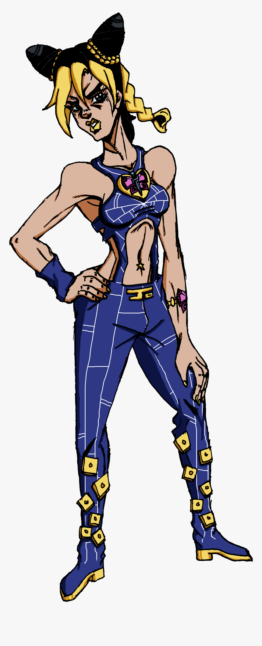 Jolyne Cujoh Design, HD Png Download