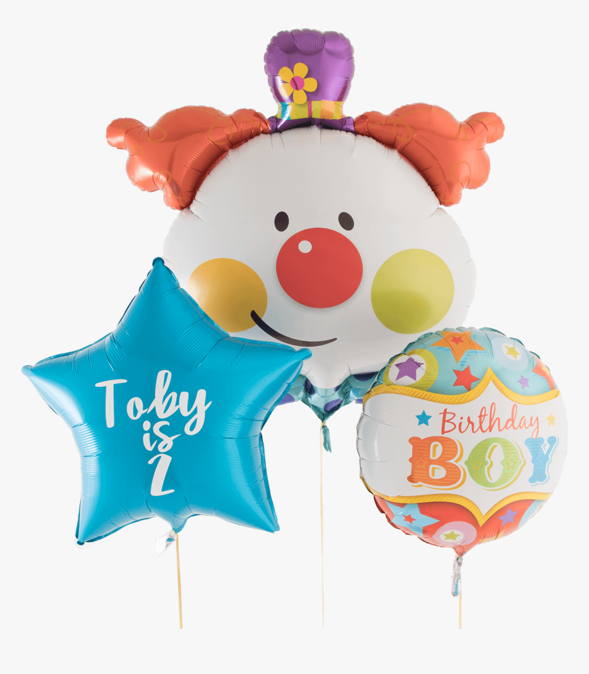 Cute Clown Bunch - Balloon, HD Png Download