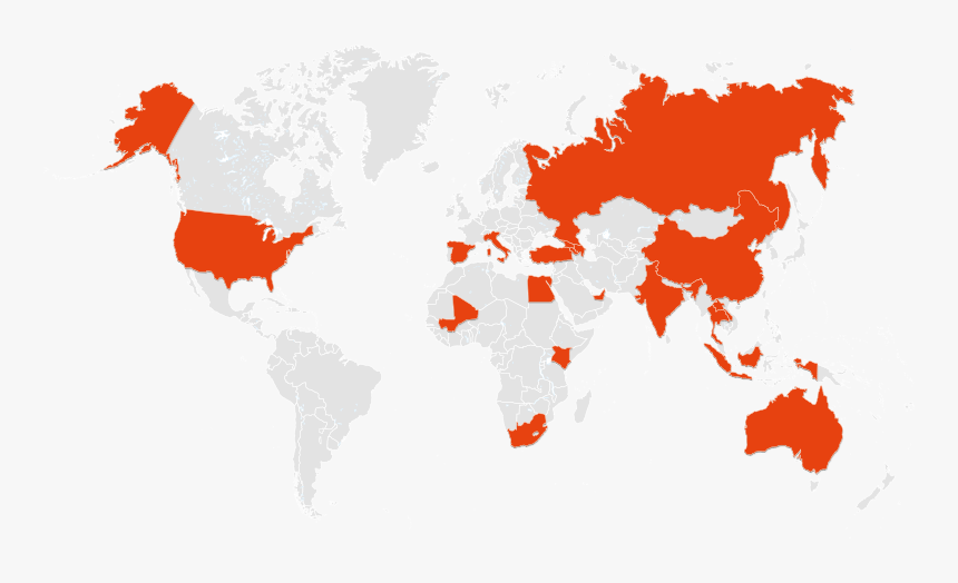 Map Of The World Wealthy Countries, HD Png Download