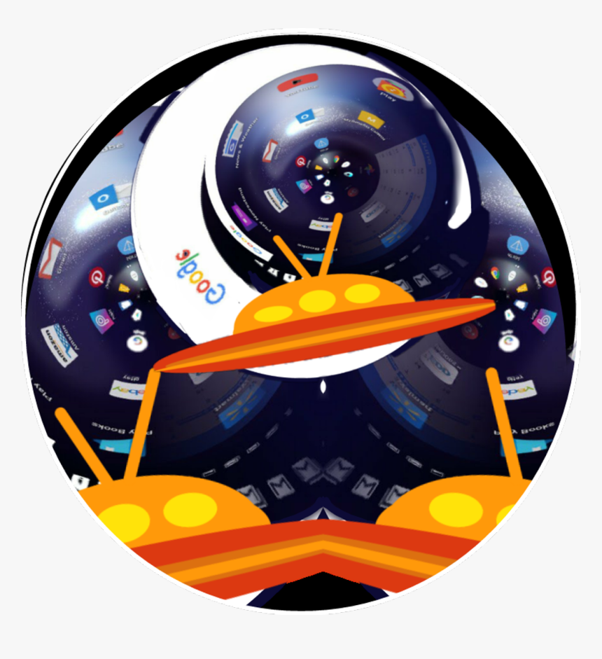 Spaceship Abstract Wormwhole Scufos Ufo - Circle, HD Png Download