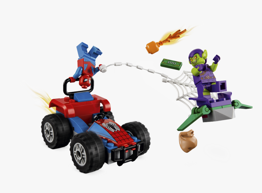 Spider Man Car Chase Lego, HD Png Download
