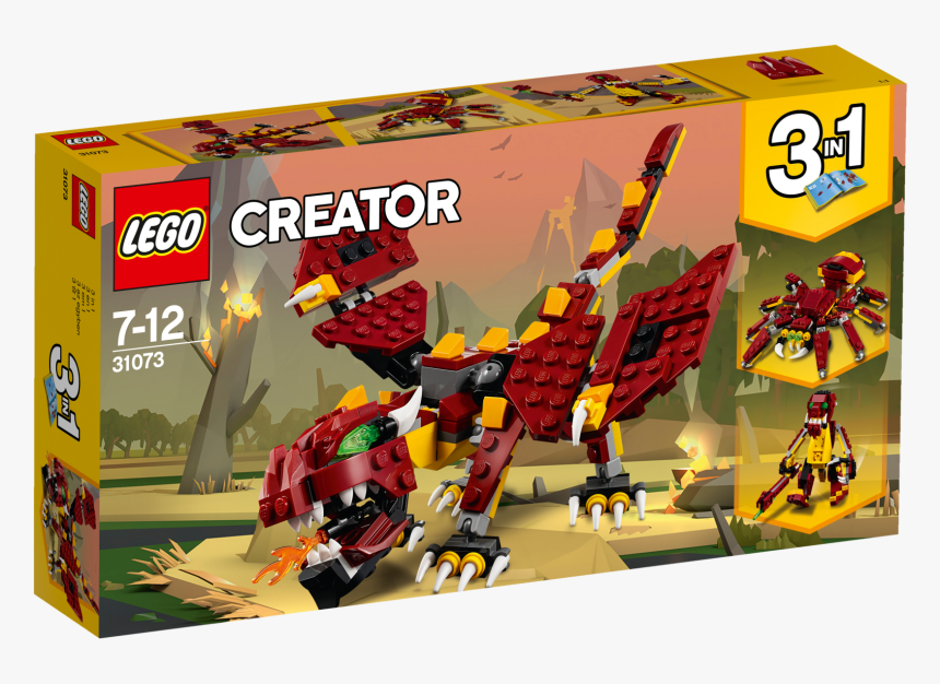 Lego Creator 3 In 1 31073 Mythical Creatures , Png - Creator Set 3 In 1, Transparent Png