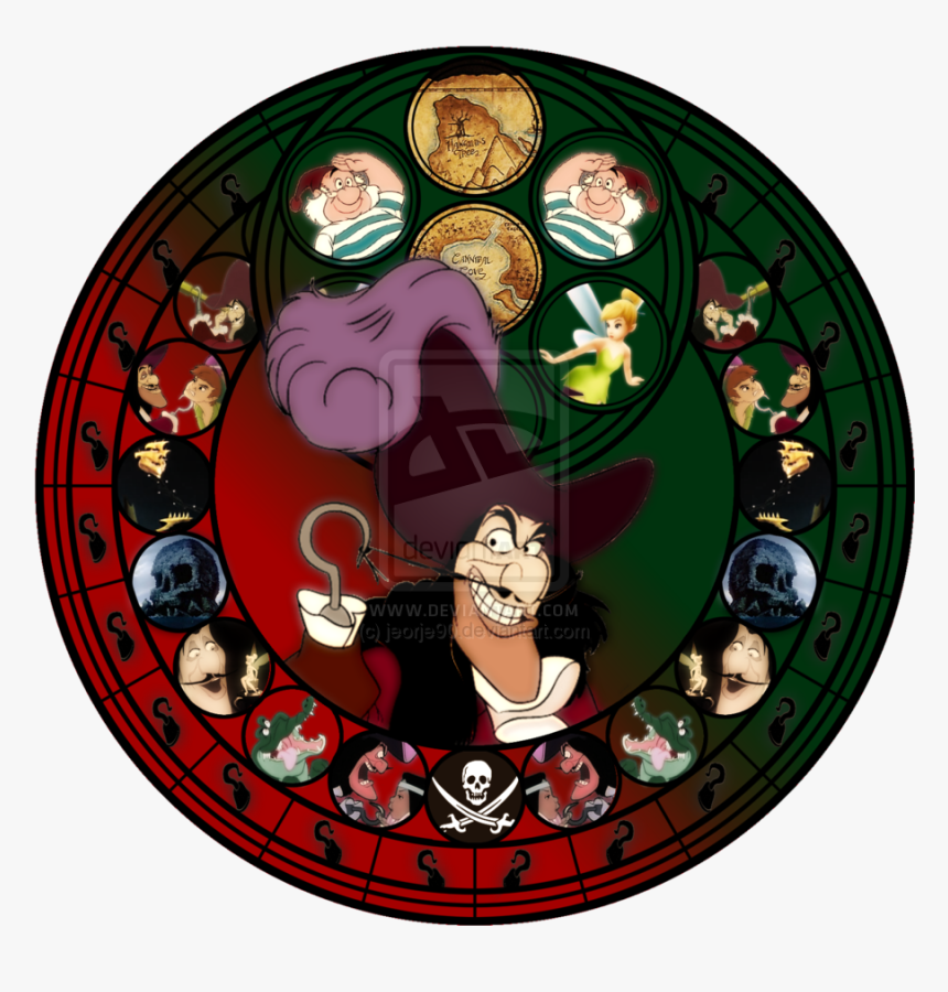 Disney Villains Stained Glass Zurg , Png Download - Disney Villains Circle, Transparent Png