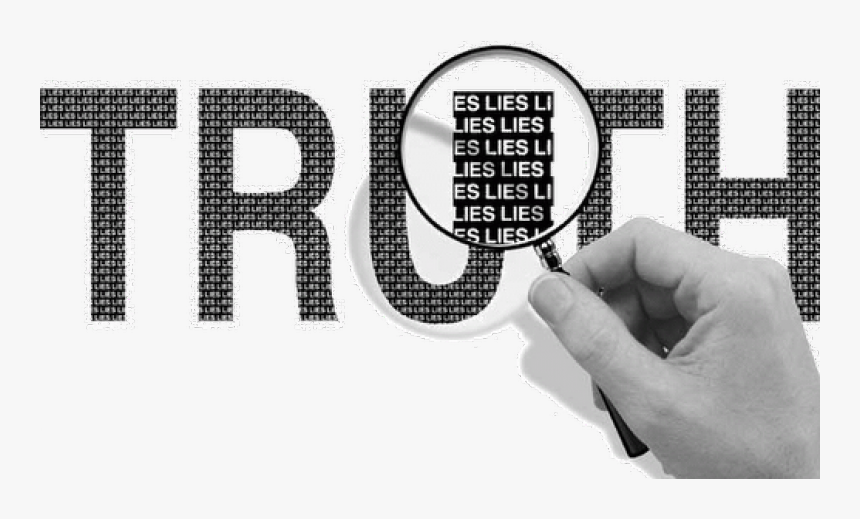 Truth Lies Magnifying Glass, HD Png Download
