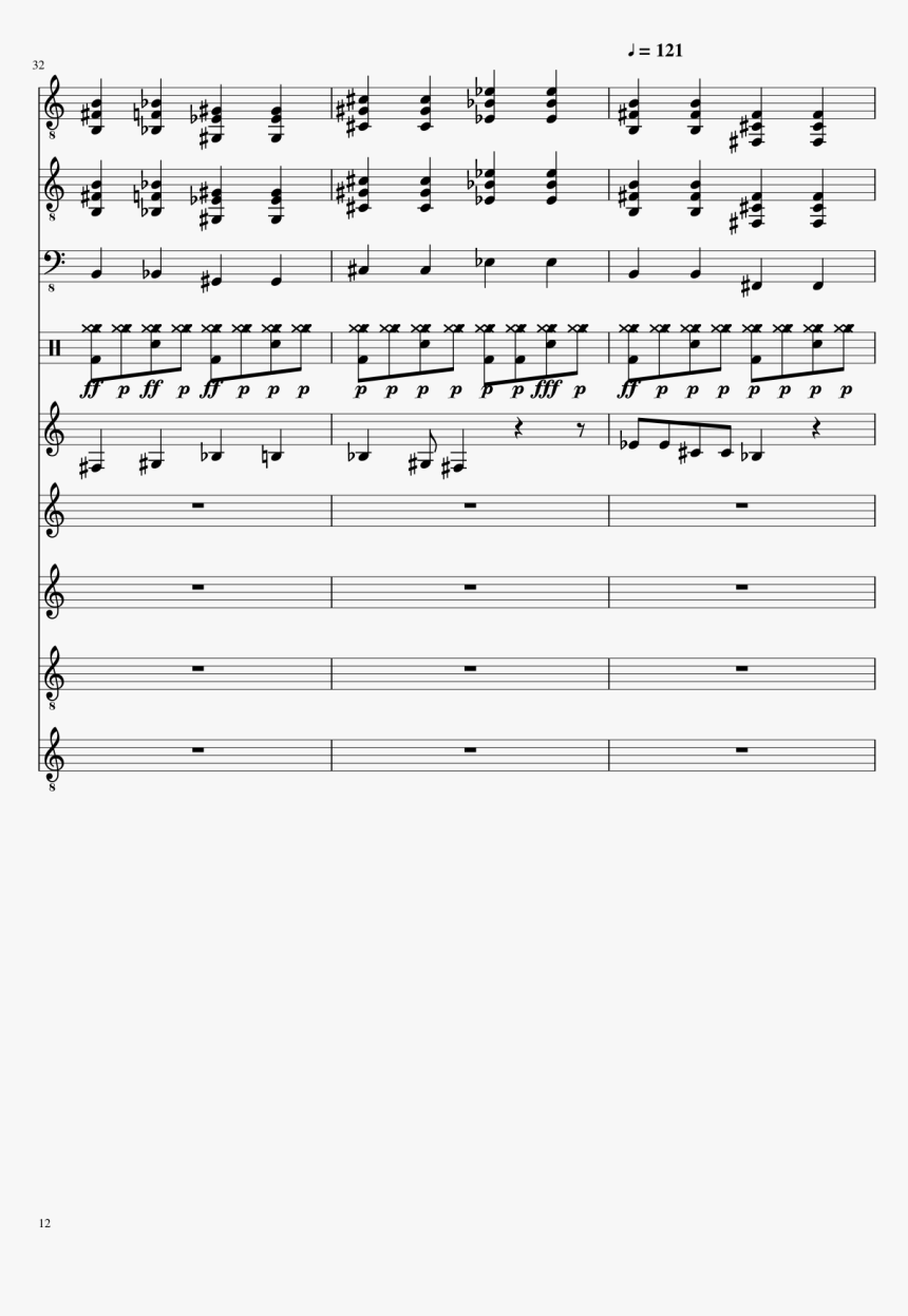 Pink Triangle Slide, Image - Sheet Music, HD Png Download