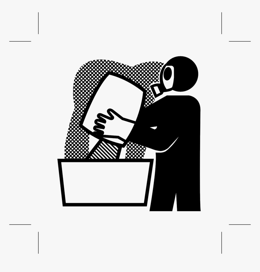 Respirator Gas Mask Mandatory Free Photo - Eurovision Song Contest 1990, HD Png Download