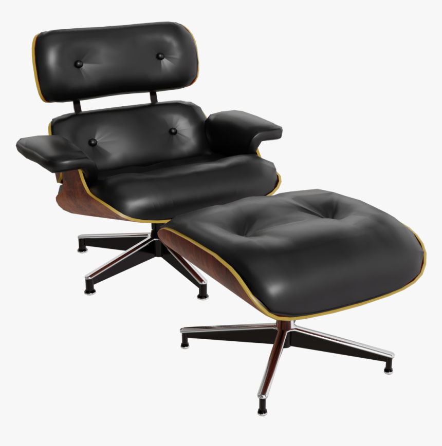 Preview Of Lounge Chair & Ottoman - Eames Lounge Chair, HD Png Download