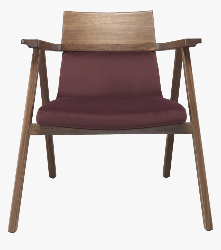 Wewood Rustic Pensil Lounge Chair In Fabric With Wooden - Fauteuil, HD Png Download
