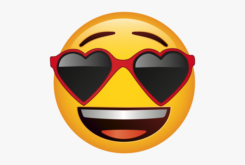 Emoji With Pink Heart Eyes, HD Png Download