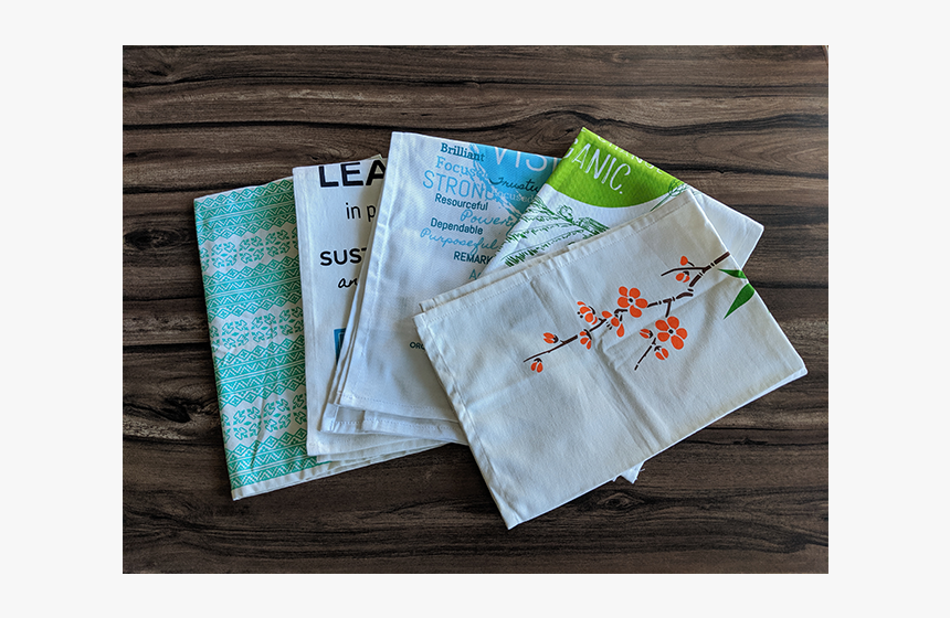 Organic Cotton Tea Towels Bulk Printed - Stitch, HD Png Download