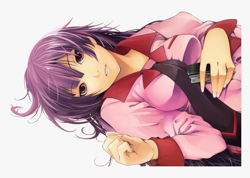 Monogatari Series Senjougahara Hitagi, HD Png Download