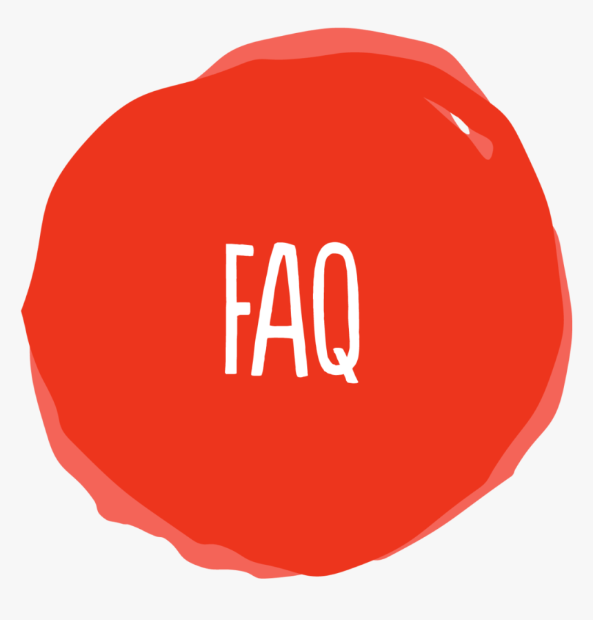 Faq-red - Circle, HD Png Download