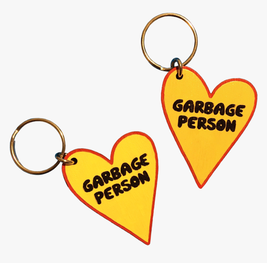 Yellow Garbage Person Keychain, HD Png Download