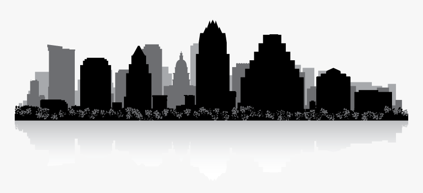 Austin Tx Skyline Silhouette, HD Png Download