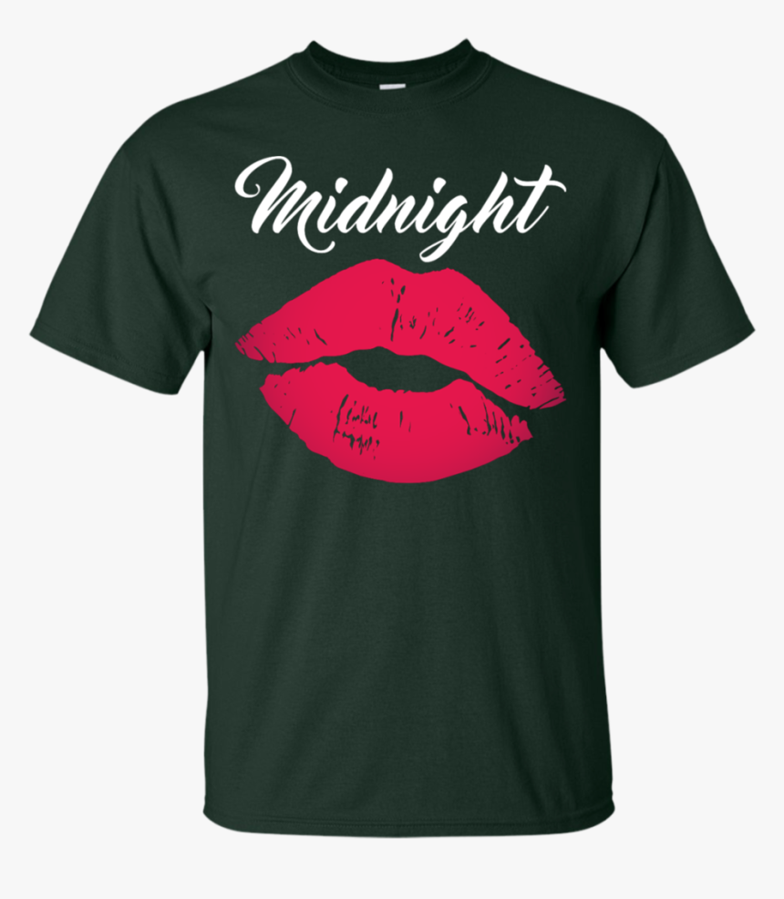 Midnight Kiss New Year Eve Resolution Ball Drop Lips - Active Shirt, HD Png Download