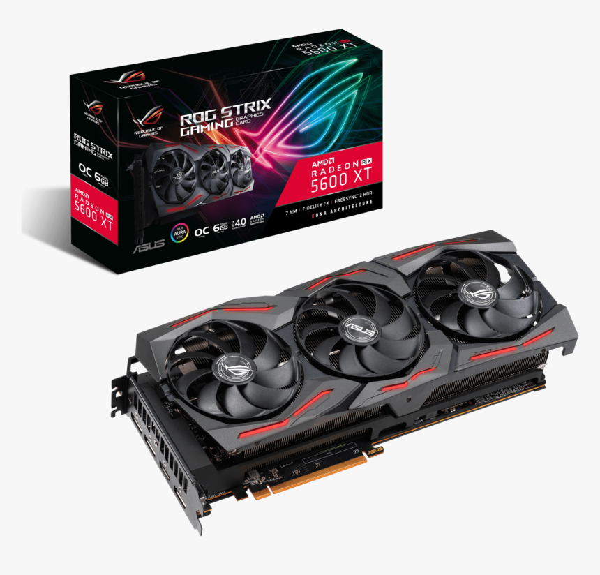 Rx 5600 Xt Strix, HD Png Download