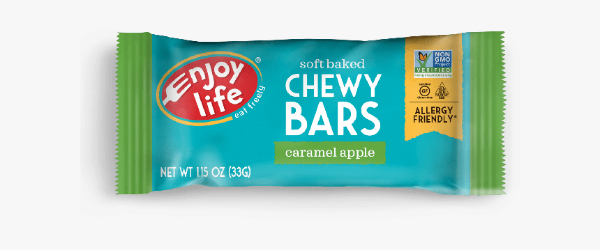 Enjoy Life Caramel Apple Snack Bar, 5 Ounce 6 Per Case - Packaging And Labeling, HD Png Download