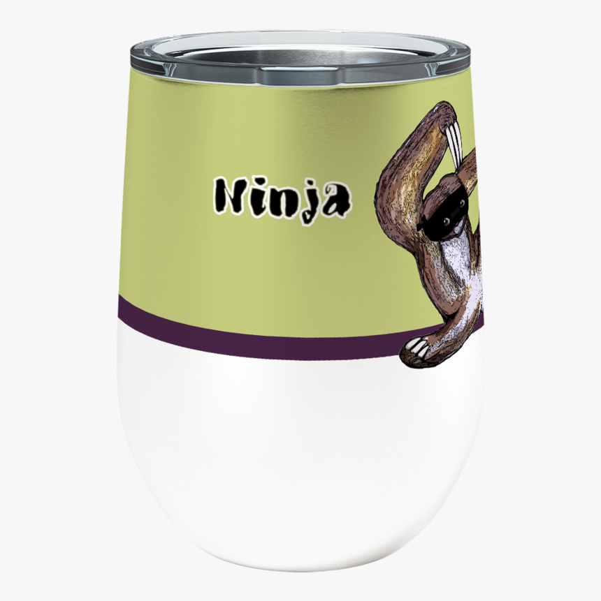 Ninja Sloth 12oz Stemless Insulated Stainless Steel - Sidewinder, HD Png Download