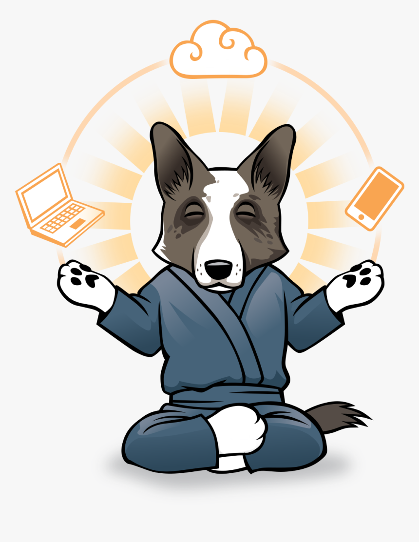 Zen Internet Dog - Dog Catches Something, HD Png Download