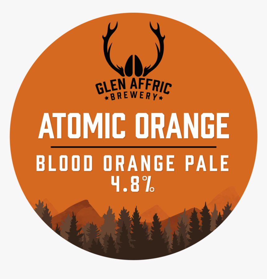 Atomic Orange V2 - Label, HD Png Download