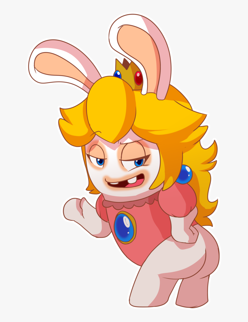 Cartoon Butt Png - Mario Rabbids Kingdom Battle Fanart, Transparent Png